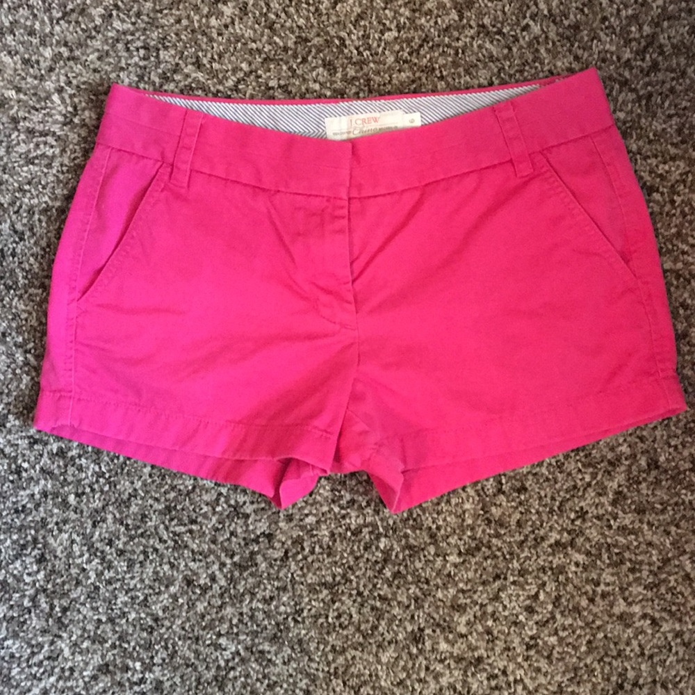 JCREW Chino Broken-in pink shorts women’s Size 6